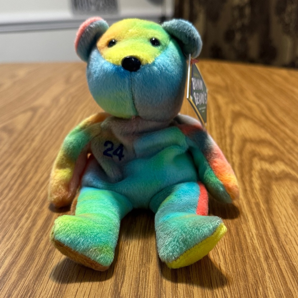 Rainbow Plush Bear Toy